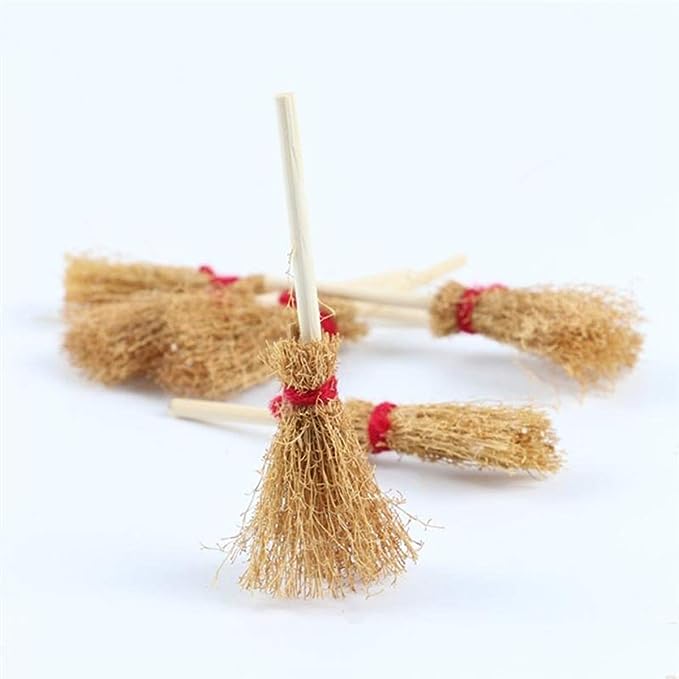mini straw broomstick for hedgehog photo