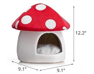 mushroom pet house small