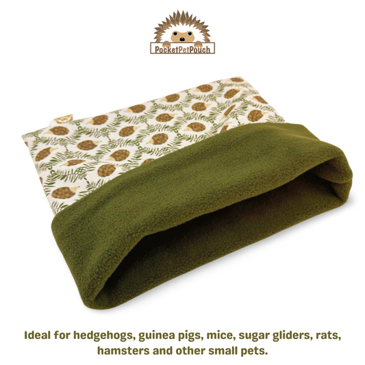 woodland hedgehog snuggle sack bonding pouch