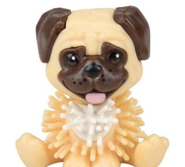 spiky dog vinyl rubber hedgehog toy