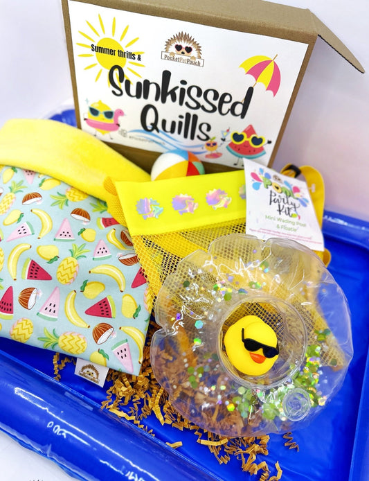 summer hedgehog subscription monthly box pool party