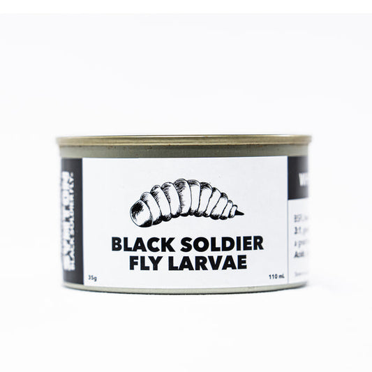 Canned Black Soldier Fly Larvae
