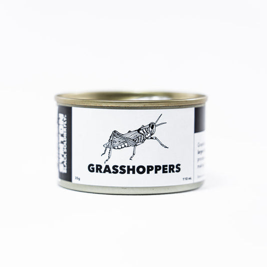 canned grasshoppers preserved pet treat