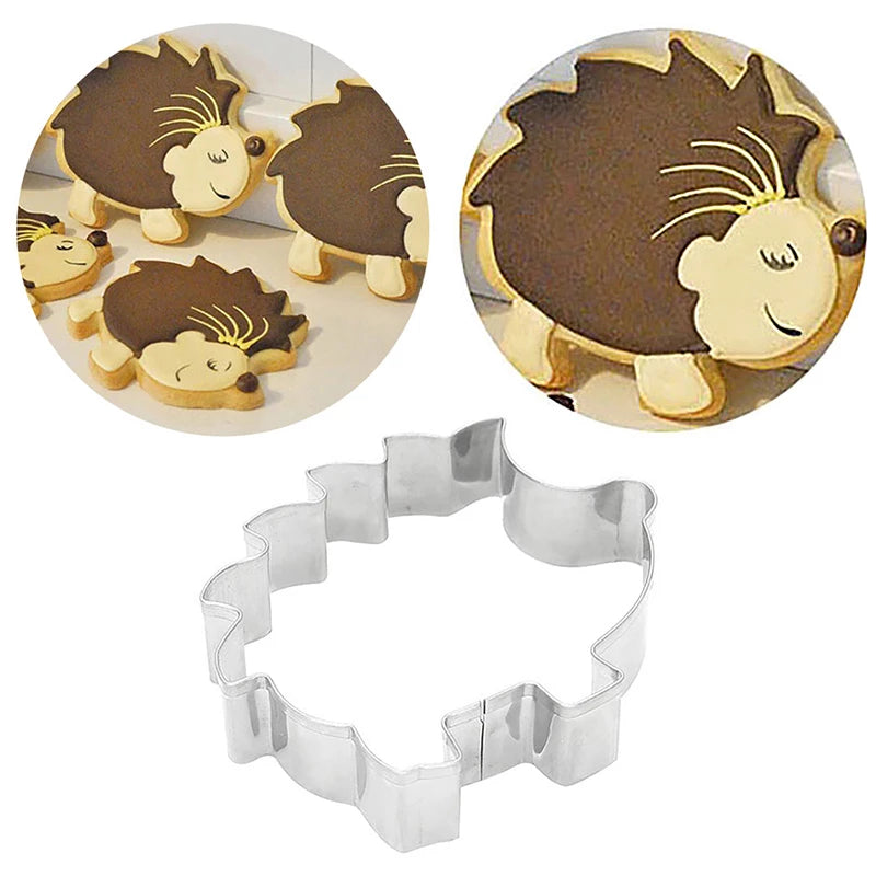 hedgehog cookie cutter stainless steel holiday