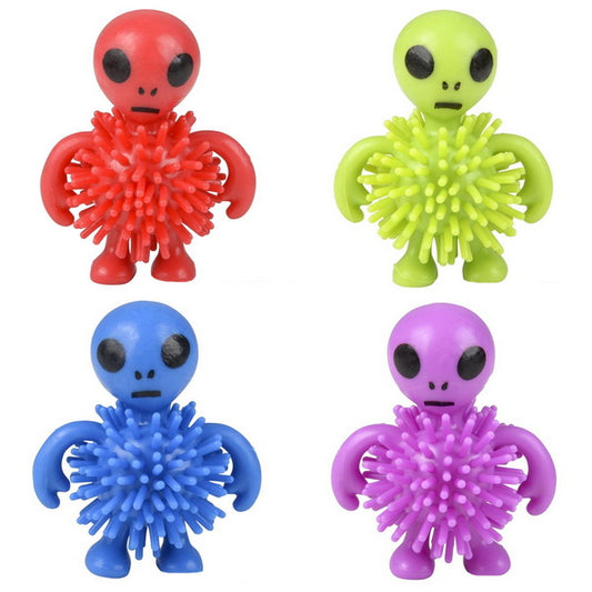 alien vinyl rubber spike hedgehog toys